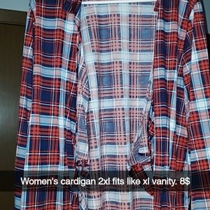 Maurices plaid cardigan